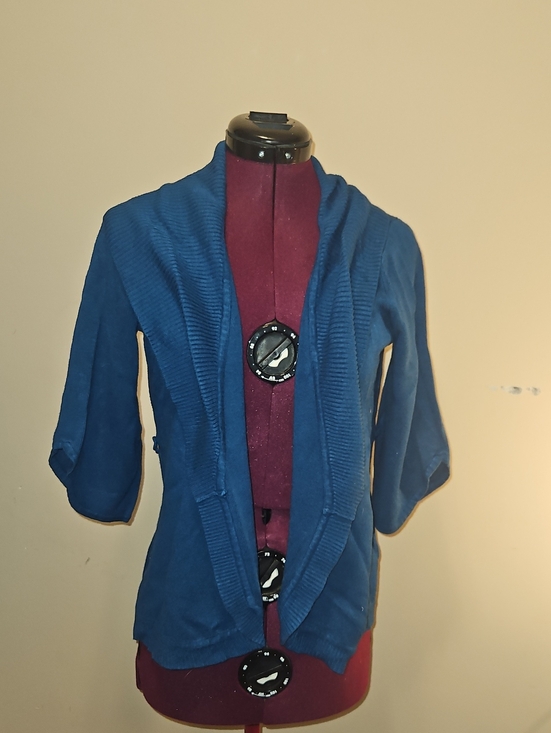 Ricki's Sweaters - Ricki's Navy Ribbed Cardigan Sweater